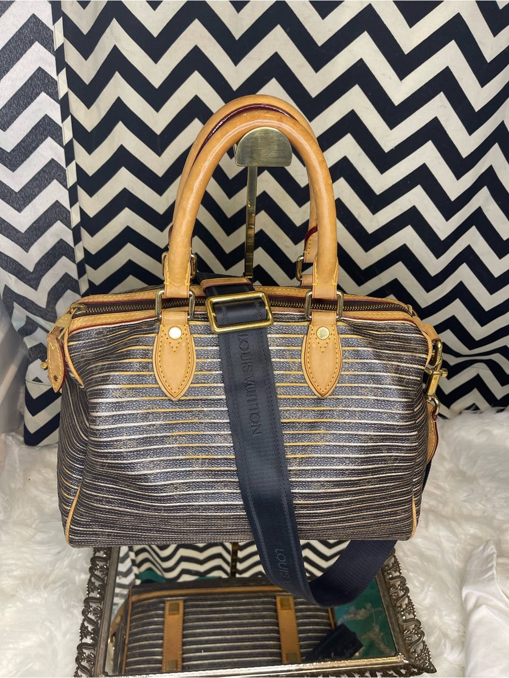 Collectors! Louis Vuitton Limited Edition Monogram Eden Speedy Bandoulière 30